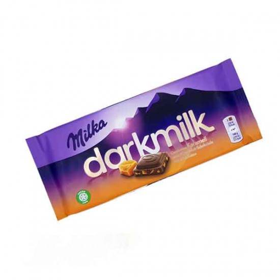 Milka Dark Milk Salted Caramel 